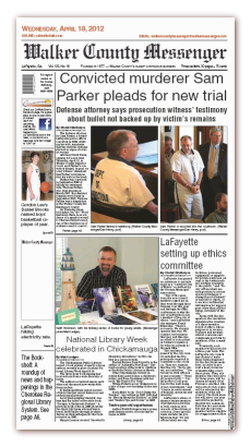 Author Keith Robinson at Chickamauga Library book signing -- Walker County Messenger